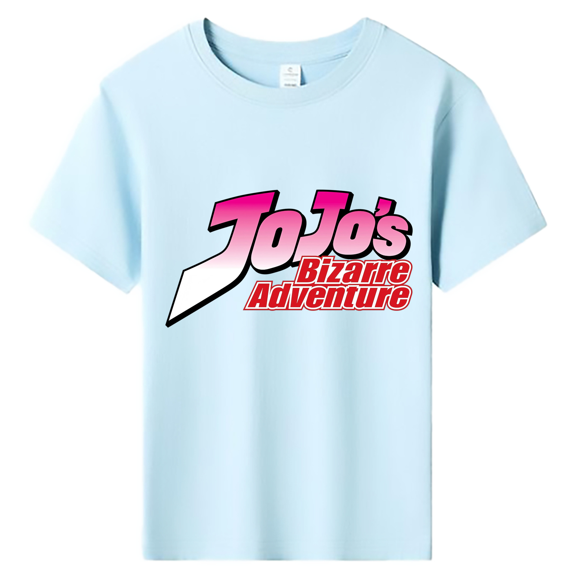 （画像用） ジョジョの奇妙な冒険 JoJo's Bizarre Adventure 綿100％キッズTシャツ（フロントプリント）